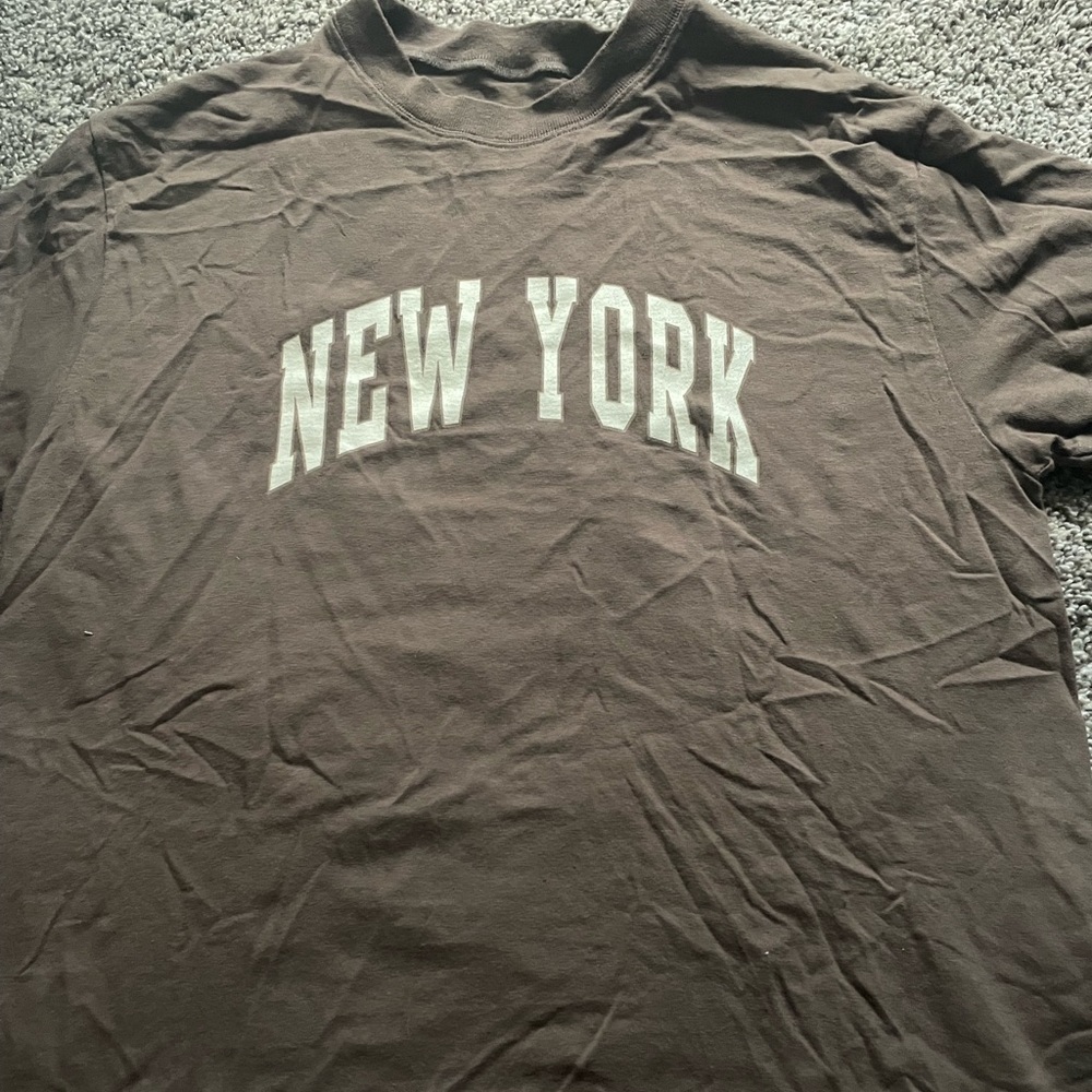 plain tee with lettering